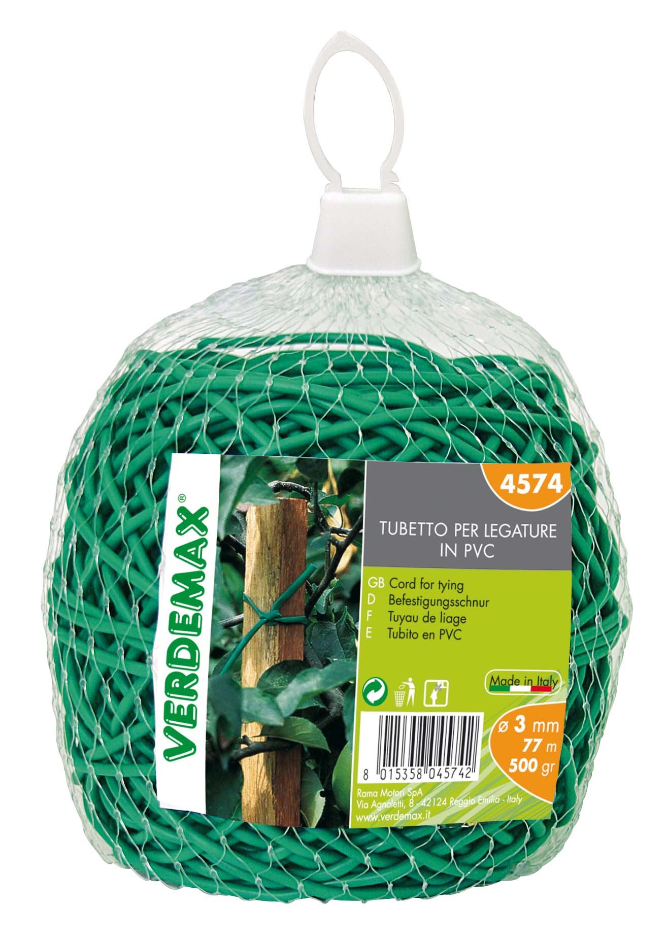 Verdemax 4574 3 mm 500 g PVC Cord Coil for Tying