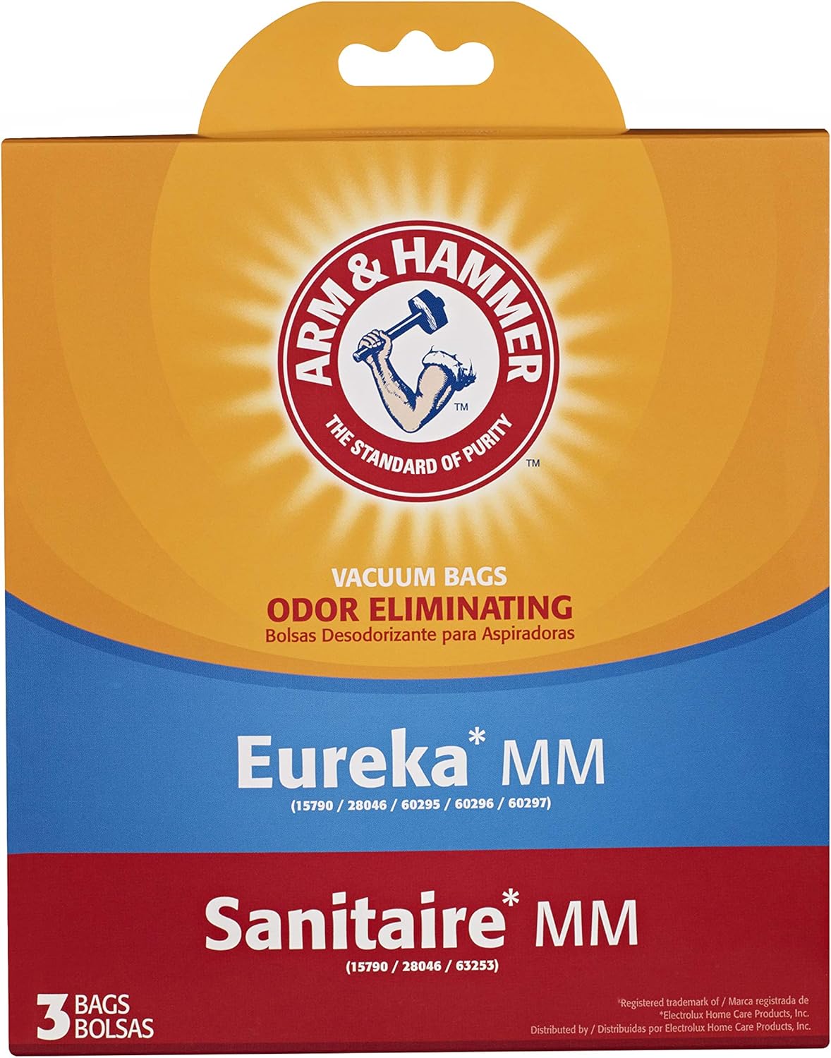 Arm & Hammer Eureka/Sanitaire Style MM Standard Allergen Vacuum Bag (3 Pack)