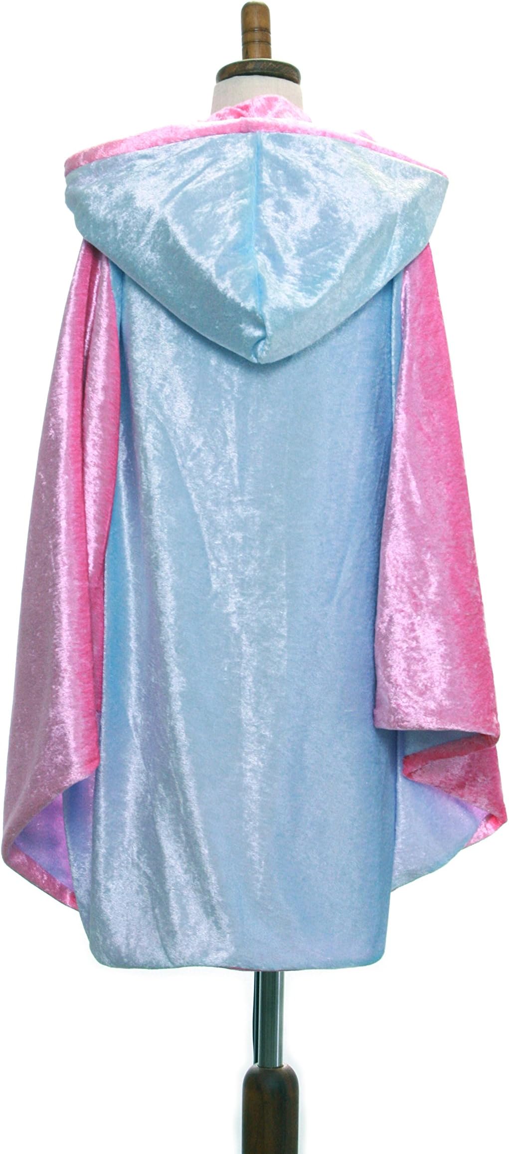 Kid's Hooded Cloak | Children's Double Sided Hooded Cape (Light Blue)