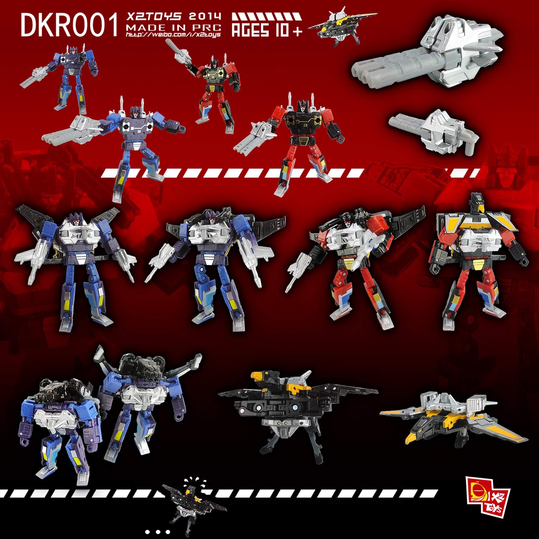 ACFUN X2TOYS MP DKR001 Tape Upgrade kit