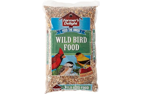Wagner's 53002 Farmer's Delight Wild Bird Food with Cherry Flavor, 10-Pound Bag