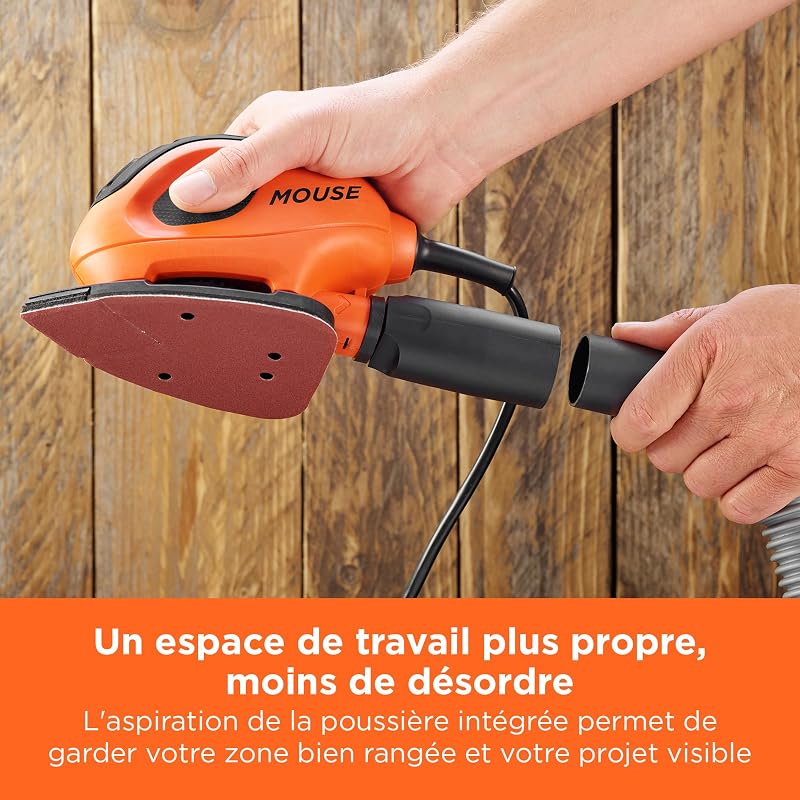 Ponceuse de détail compacte Mouse 55W, BEW230BCA-QS