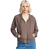 Volcom Women's Lil Zip Up Hooded Fleece Sweatshirt