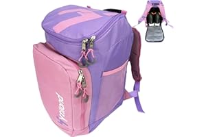 Hytiland Ski Boot Bag - 32L Ski & Snowboard Boot Travel Backpack for Boots, Helmet, Goggles & Snowsuits