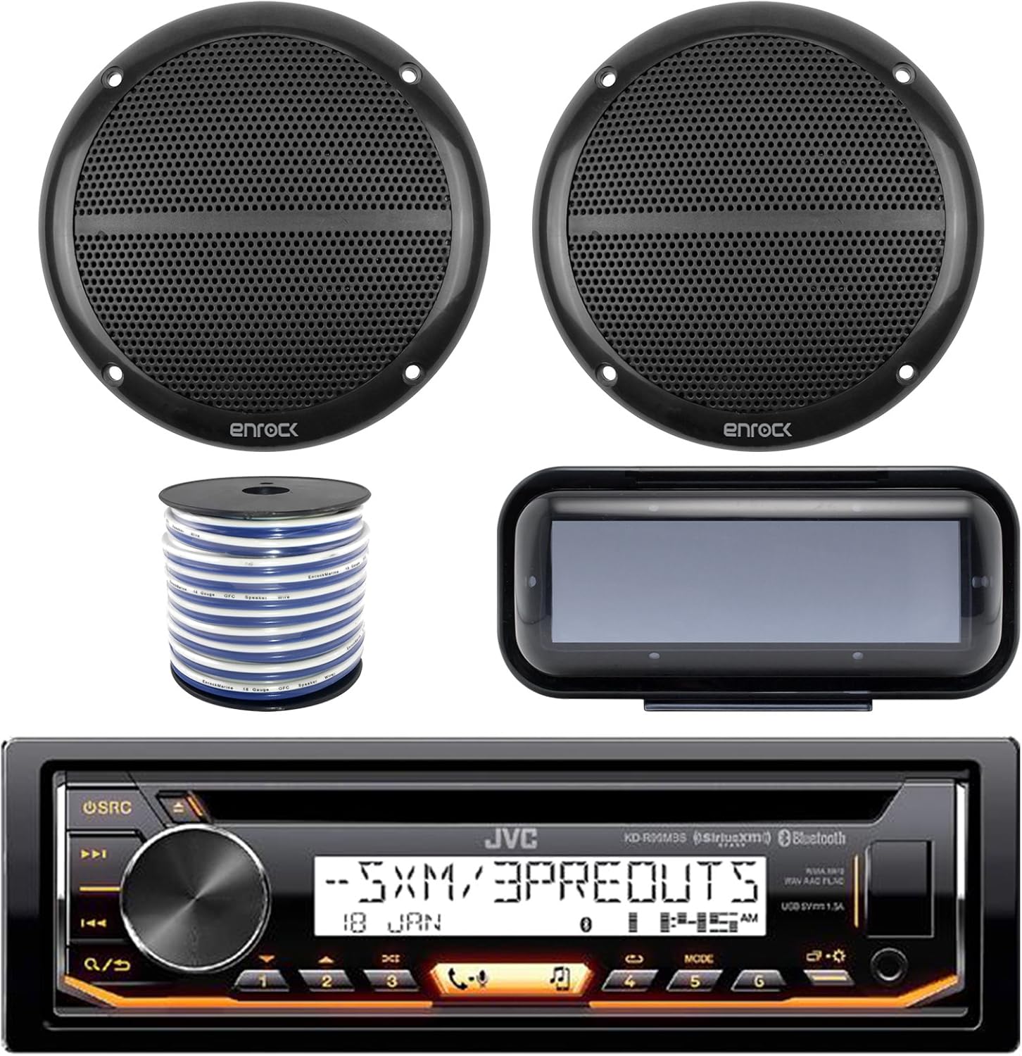 marine boat radio and speakers