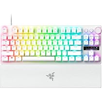 [新品][保証付き]Razer Huntsman V3 Pro JP White Razer - Teclado óptico analógico Huntsman V3 Pro TKL com fio com