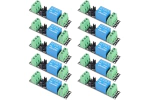 Alinan 10pcs 1 Channel 3V/3.3V Relay High Level Driver Module Optocoupler Relay Module Isolated Drive Control Board for ESP8266 Development Board