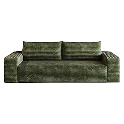 3 Seater Couch for Living Room, 71.3 INCH Fluffy
