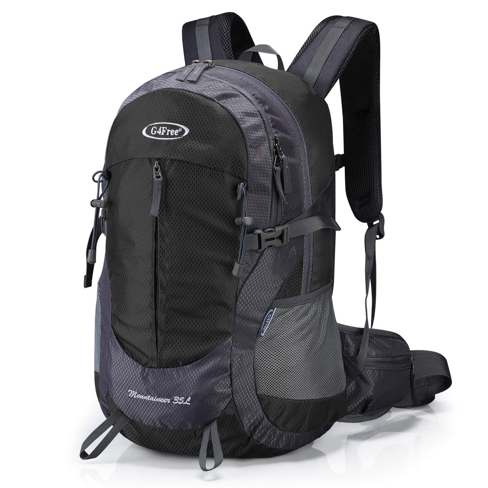 G4Free 35L Waterproof Hiking Backpack Outdoor Rucksack Trekking Daypack for Camping Hiking Backpacking Climbing with Rain Cover — image 1