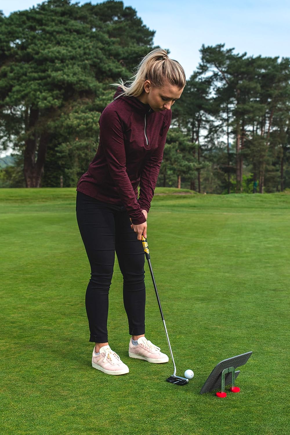 PuttOut Putting Mirror Trainer and Alignment Gate : Sports & Outdoors