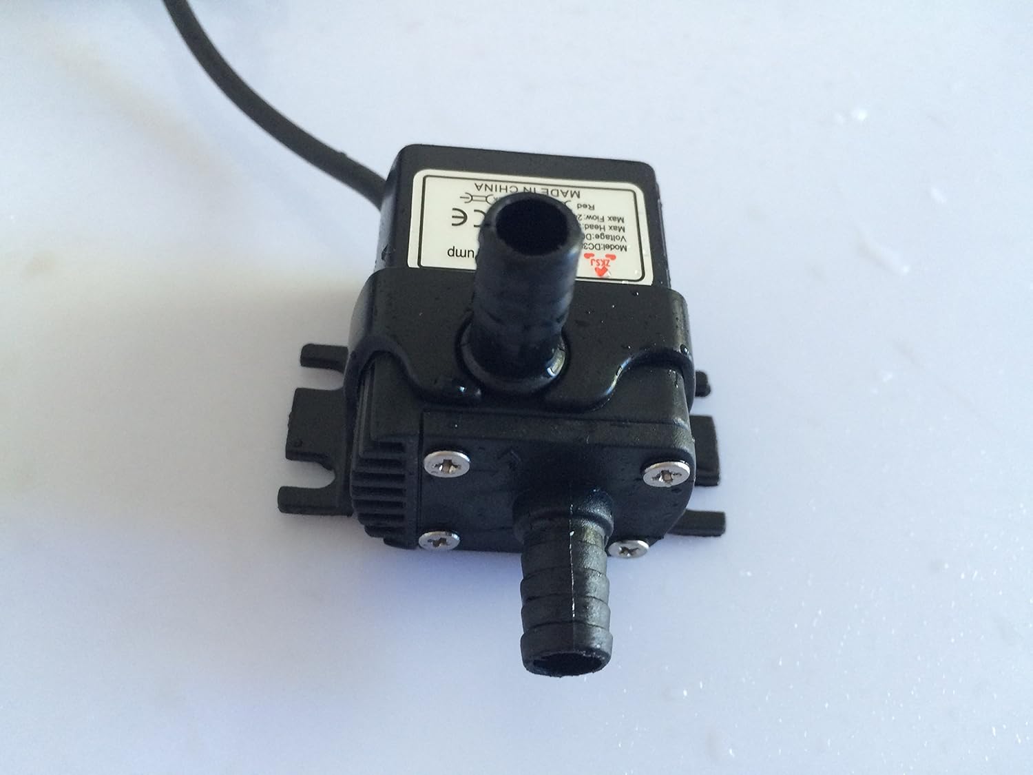 Shysky Tech New DC30A-1230 240LPH 3M 4.2W Small Brushless DC Water Pump Waterproof Submersible, for Fountain, Aquarium, Water Circulating : Garden & Outdoor