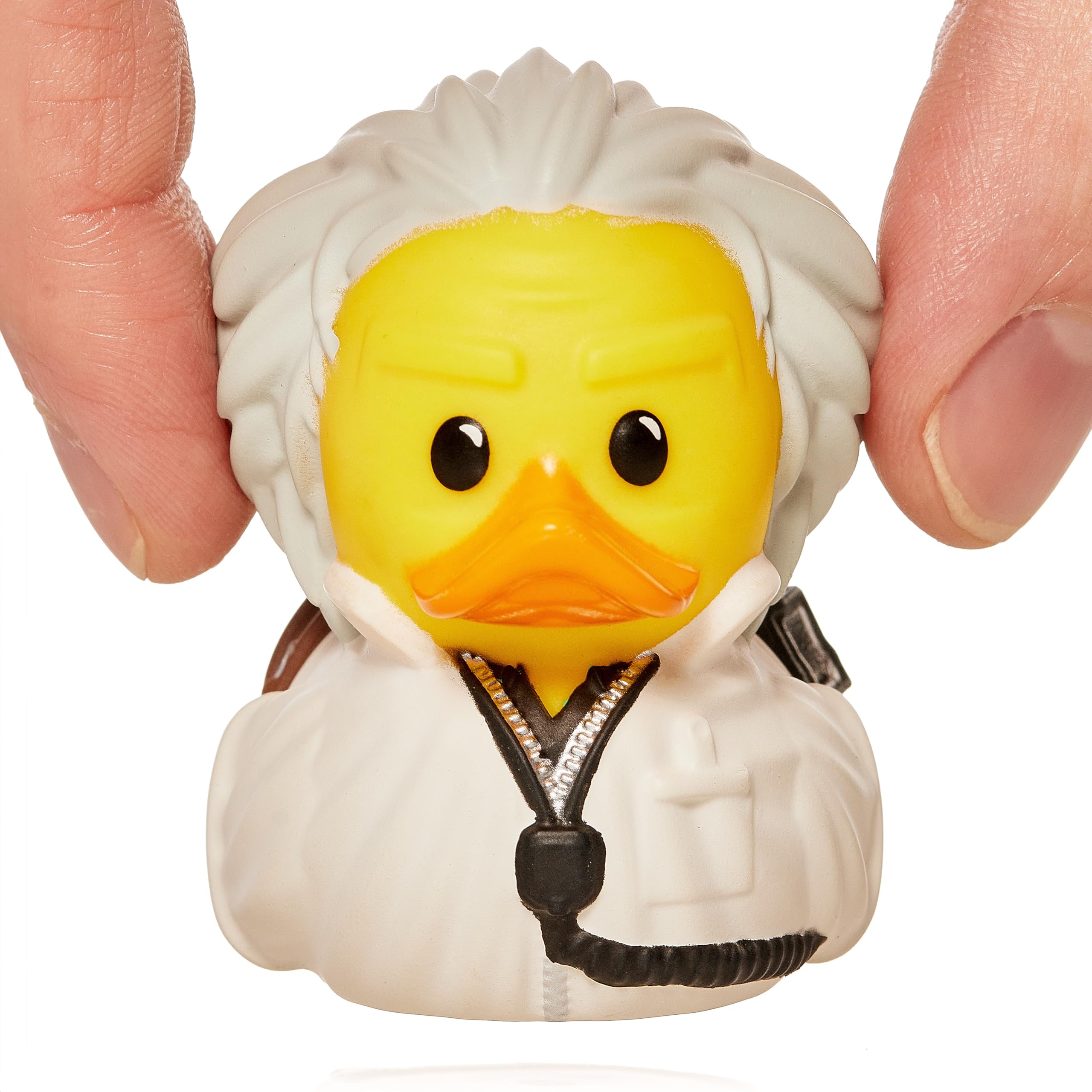 TUBBZ Mini Doc Brown Collectible Vinyl Rubber Duck Figure - Official Back to the Future Merchandise - Retro Action Movies & TV — image 1