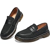 ilatyia Women's Mesh Penny Loafers Breathable Knitted Flat Shoes Comfortable & Lightweight Slip-Ons