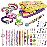 civan Friendship Bracelet Making Kit - Crafts for Kid Girls Toys Ages 8-13, String Bracelet Maker Tool with Beads - Kids Jewelry-Making Kit Christmas Birthday Gift for Girls 6 7 8 9 10 11 12 13