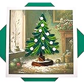 GREENHANDSHAKE Christmas Quilling Card 3D Collection - Unique Dedicated Handmade, Design Greeting Card for all occasion (Ornate Christmas Tree)