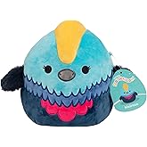 Squishmallows Original 8-Inch Melrose The Cassowary - Official Jazwares Plush - Collectible Soft Squishy Bird Stuffed Animal Toy - Add to Your Squad - Gift for Kids, Girls & Boys