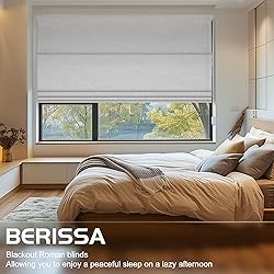 BERISSA Roman Shades for Interior Windows, Room