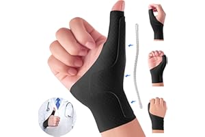 YISDU Wrist Thumb Brace Mommy Compression Stabilizer Waterproof Thumb Spica Splint for Arthritis,Trigger Finger,De Quervains Tenosynovitis,Tendonitis,CMC Joint Pain and Support-Women Men-Left or Right Hand