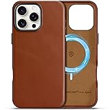 SHIELDON Leather Case for iPhone 16 Pro Max