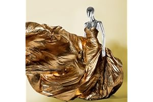 FURNDOOR Female Mannequin Dress Full Body - 70'' Mannequin Dress Form Display Full Body Adjustable Realistic Manikin Torso Stand (Silver)