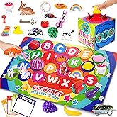 Enjoyjoy Mystery Box - 58 PCS Speech Therapy Materials Alphabet Toys Montessori Sensory, Preschool Learning Sorting Games with Mystery Boxes for Toddlers Ages 3-6, Ideal Valentines Day Gifts for Kids