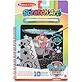 Melissa & Doug PAW Patrol Scratch Art Pad - Skye Colour Reveal Travel Activity Pad