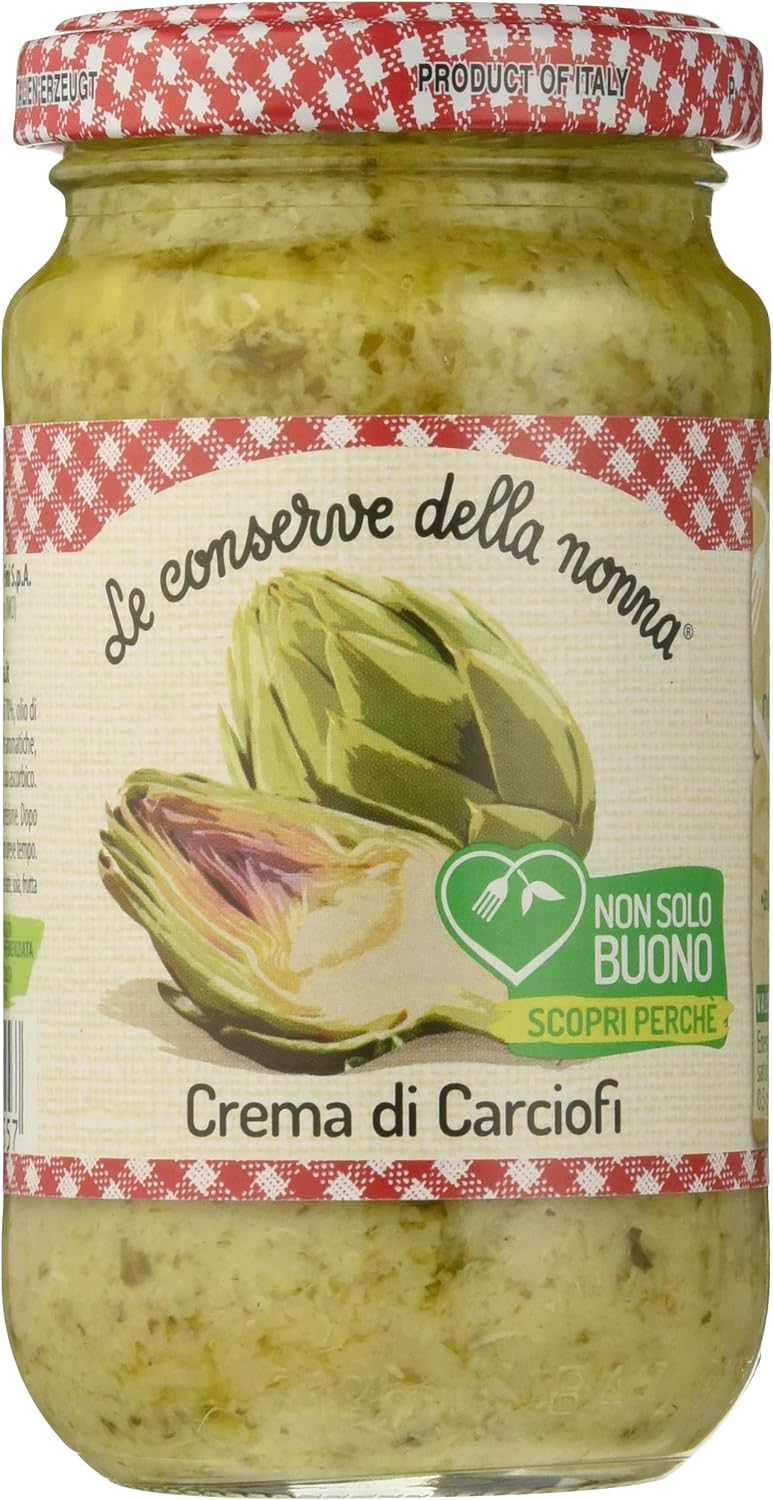 Le Conserve Della Nonna Crema Di Carciofi 100 Italiani 190 Gr Amazon It Alimentari E Cura Della Casa