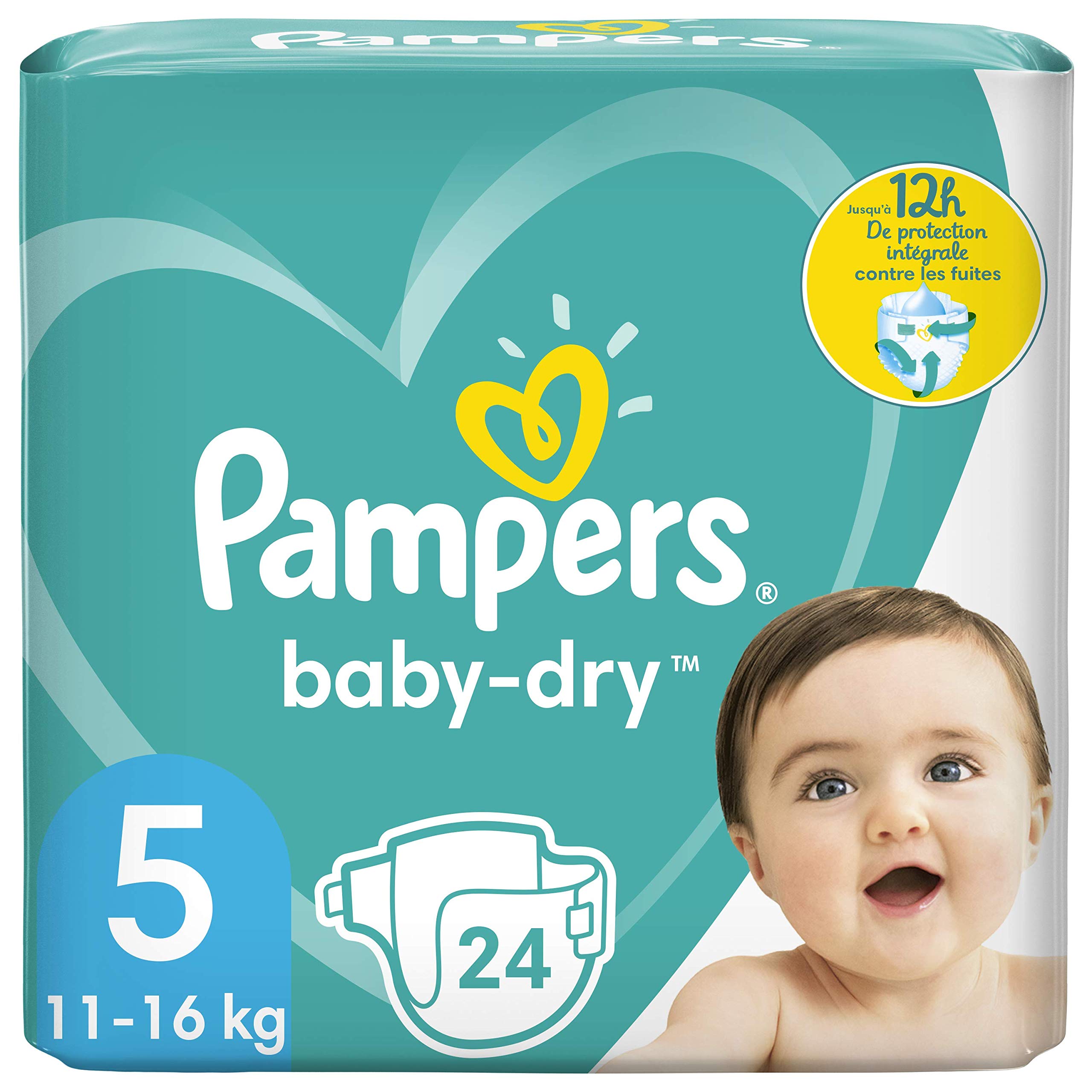 Pampers 81715570 Baby-Dry Pants Nappies, White