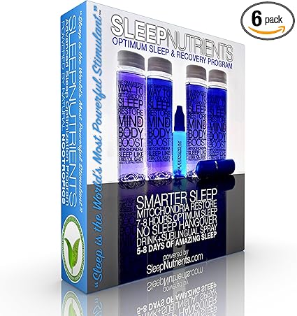 Amazon Com Sleepnutrients 4 Drinks 8 Doses 20 Sublingual Spray