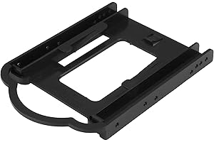 StarTech.com 2.5" HDD/SDD Mounting Bracket for 3.5" Drive Bay - Tool-Less Installation - 2.5 Inch SSD HDD Adapter Bracket (BR