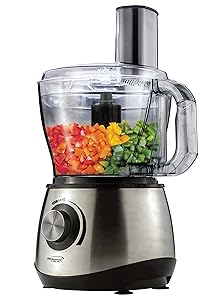 Brentwood Select FP-581 8-Cup Food Processor, Stainless Steel