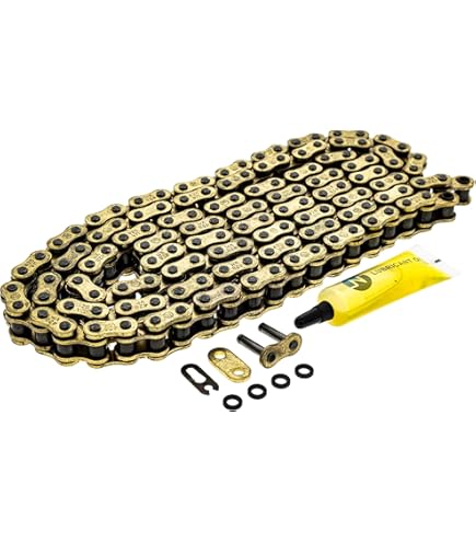 155★l Gear Big SALE メタルギ~大セール＋おまけ付き Amazon.com: RK Racing Chain GB428MXZ1-122 Gold 122 Link