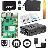 Vilros Raspberry Pi 5 Starter Kit MAX &ndash; Official 8GB RAM Pi 5 Board, 128GB Preloaded Micro SD, Case, Power Supply &amp; Cooling &ndash; Complete Plug-and-Play Kit for Beginners &amp; Advanced Users