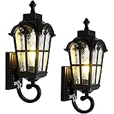 Motion Sensor Dawn to Dusk Outdoor Sensor Light Fixture Waterproof Porch Lights Anti-Rust Exterior Lighting Outdoor Wall Lant