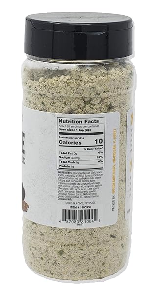EPICUREAN SPECIALTY TRUFFLE SEASONING WITH PARMESAN & BLACK GARLIC