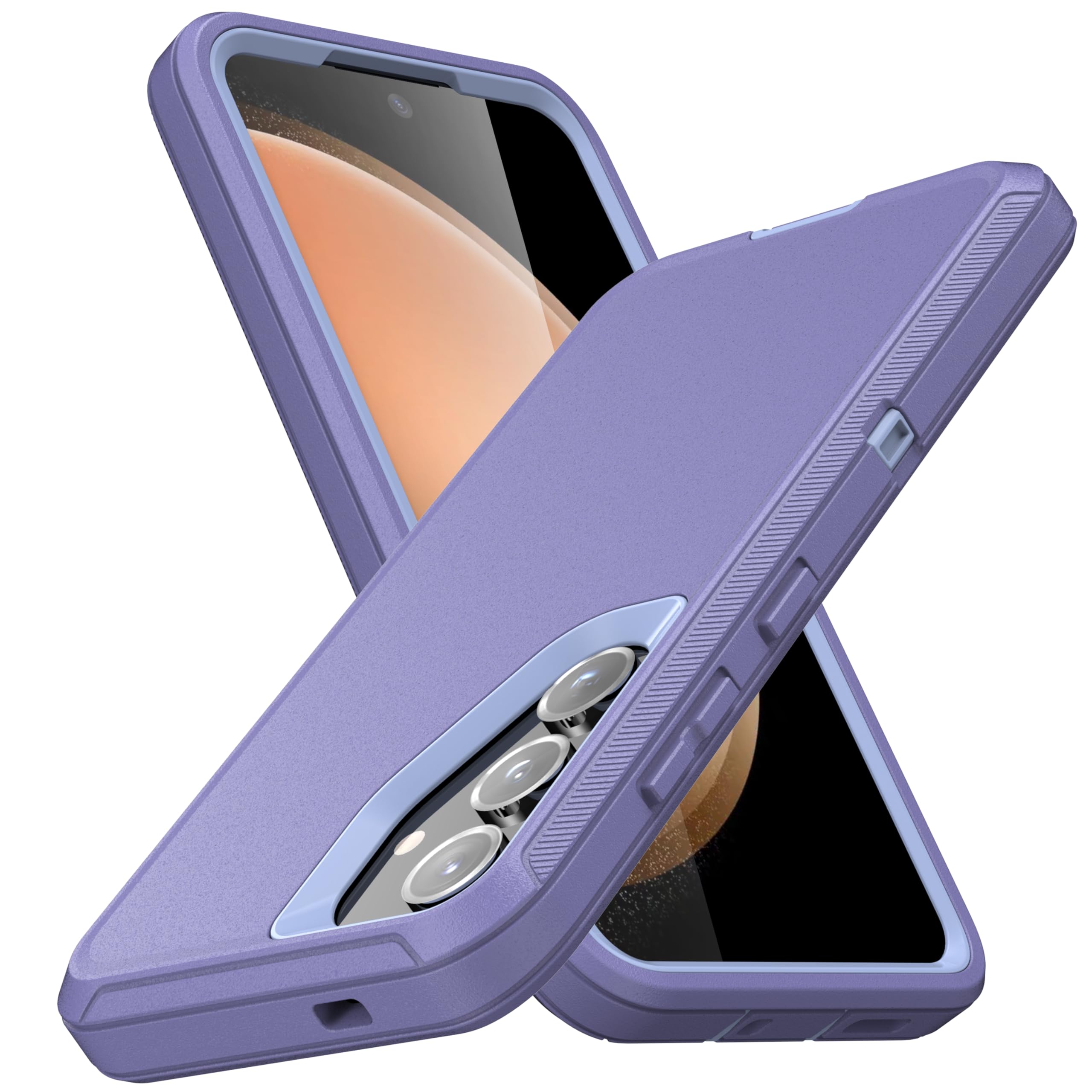 MXX Case Compatible with Galaxy S24, 3-Layer Super