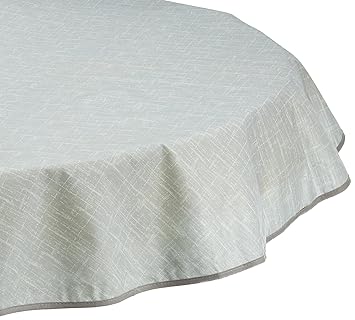Amazon De Best Tischdecke Rund 160 Cm Grau