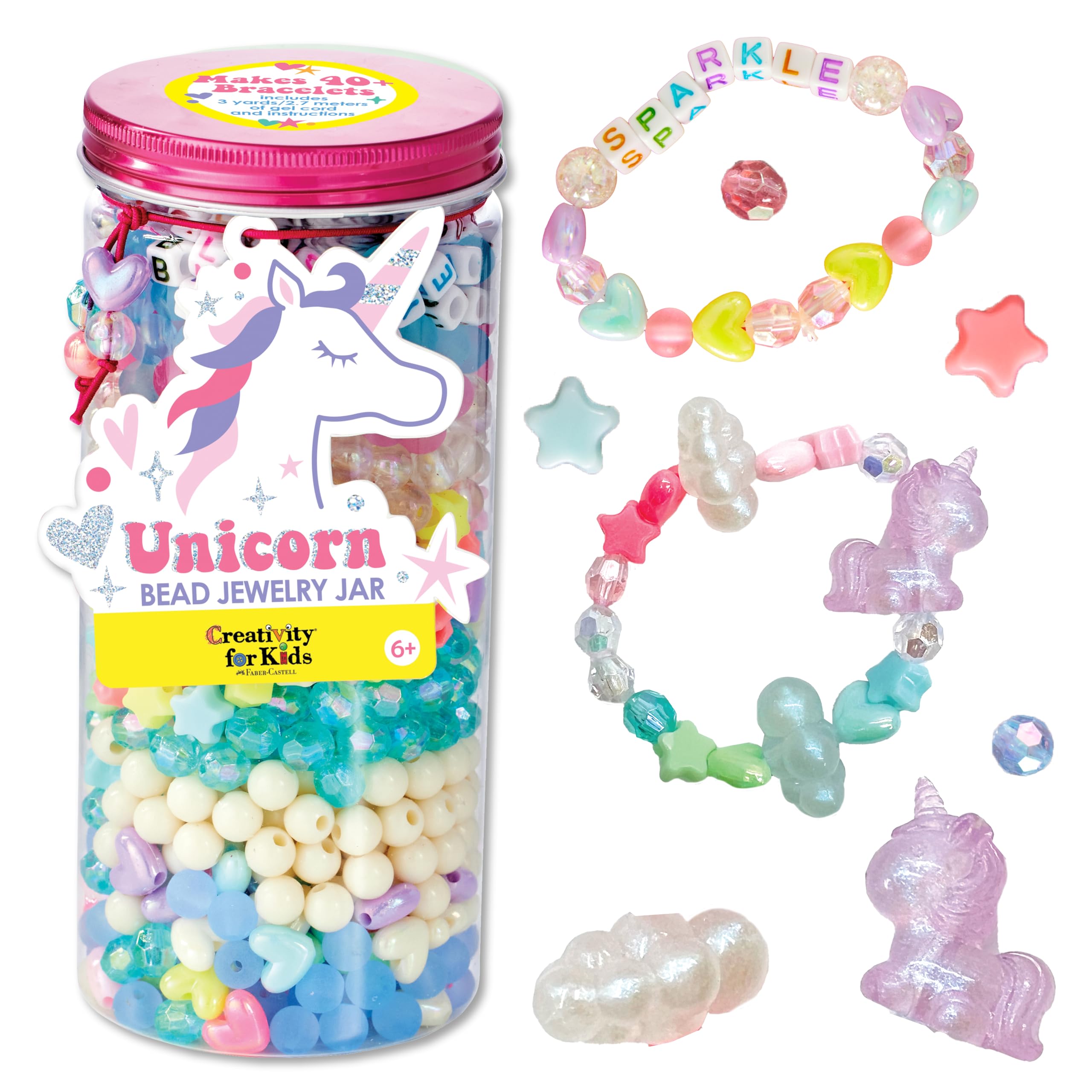 Unicorn Beading Kit - 5 Bracelets main image 1