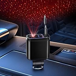 Starlight Retractable Car Charger with Retractable