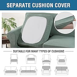 H.VERSAILTEX 3 Piece Stretch Sofa Covers for 2