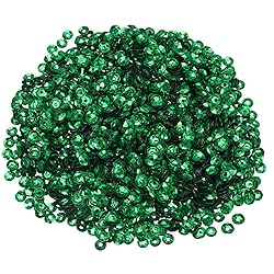 MECCANIXITY Loose Sequins 4MM Silver Backed Sequins
