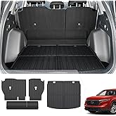 JOULARISE Cargo Liner Backrest Mats for Honda CRV 2026 2025 2024 2023 Car Mat Accessories, All Weather TPE Trunk Cargo Liner SeatBack Mat for CR-V Gas Hybrid(Backrest Mats+Trunk Mat)
