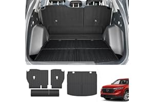 JOULARISE Cargo Liner for Honda CRV Hybrid 2025 2024 2023, All-Weather TPE Trunk Mat Seat Back Protectors for CR-V Accessories