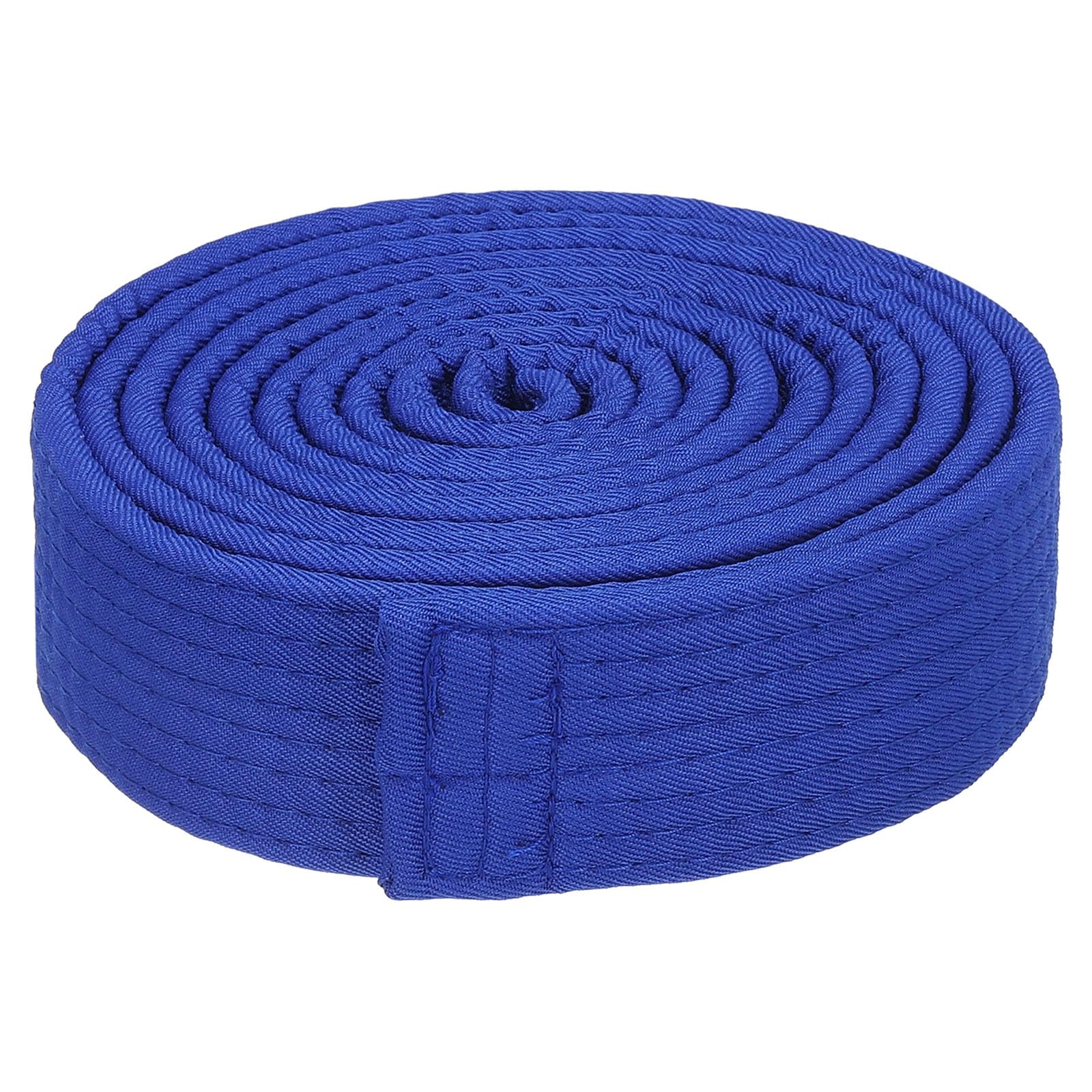 PATIKIL Taekwondo Colored Ranking Belt 1.5" x7.8Ft 2.4m, Polyester Martial Arts Judo Karate Belt for Coach Teaching Practice, Blue