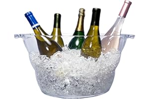 Prodyne 17419 Acrylic Wine Party Tub, Off-White