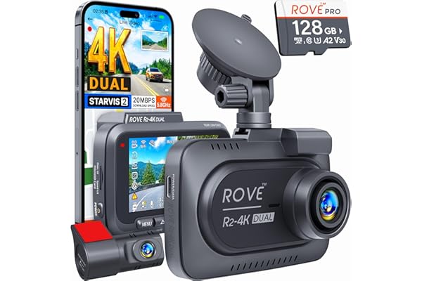 ROVE R2-4K Dual Dashcam — Best Dashcam Guide hero product