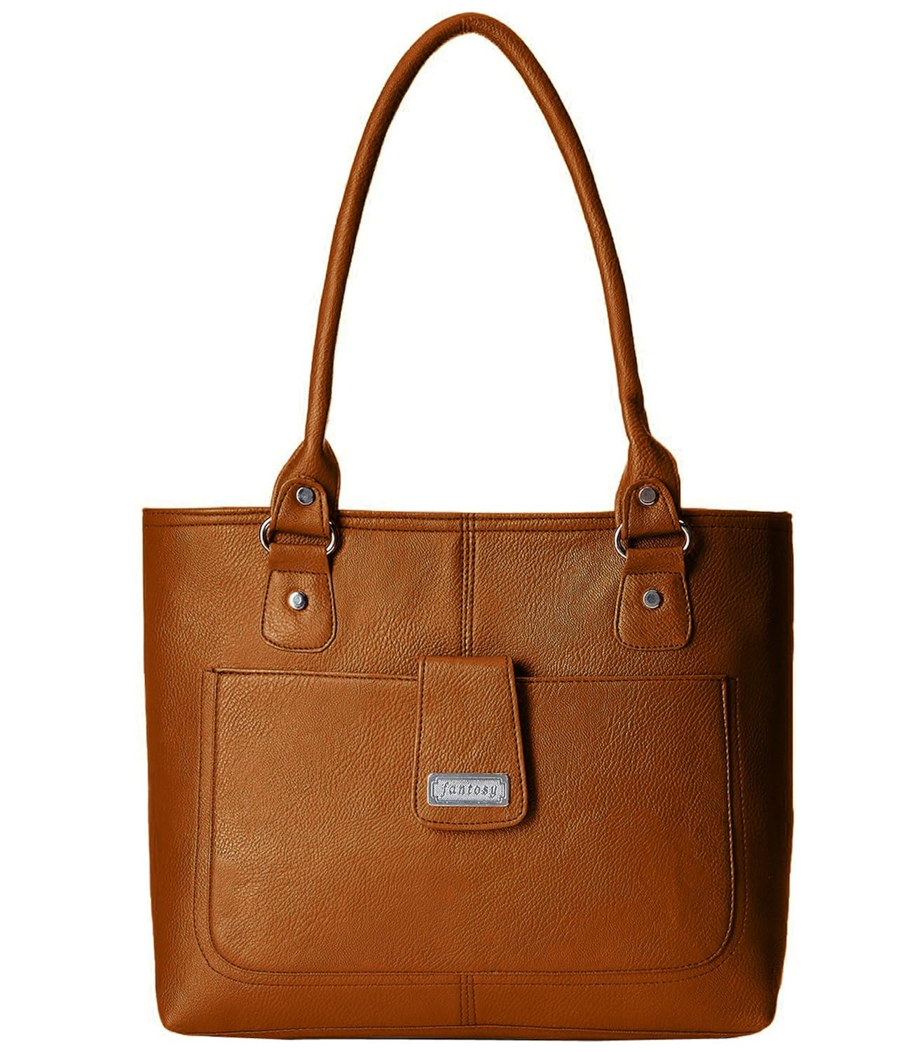 fantosy women's handbag(fnb-654) tan
