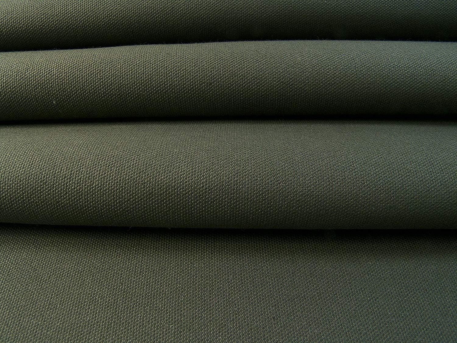 Cotton Duck, Olive Drab #8 58.5" Width Sold by The Yard - Shipped from The USA!