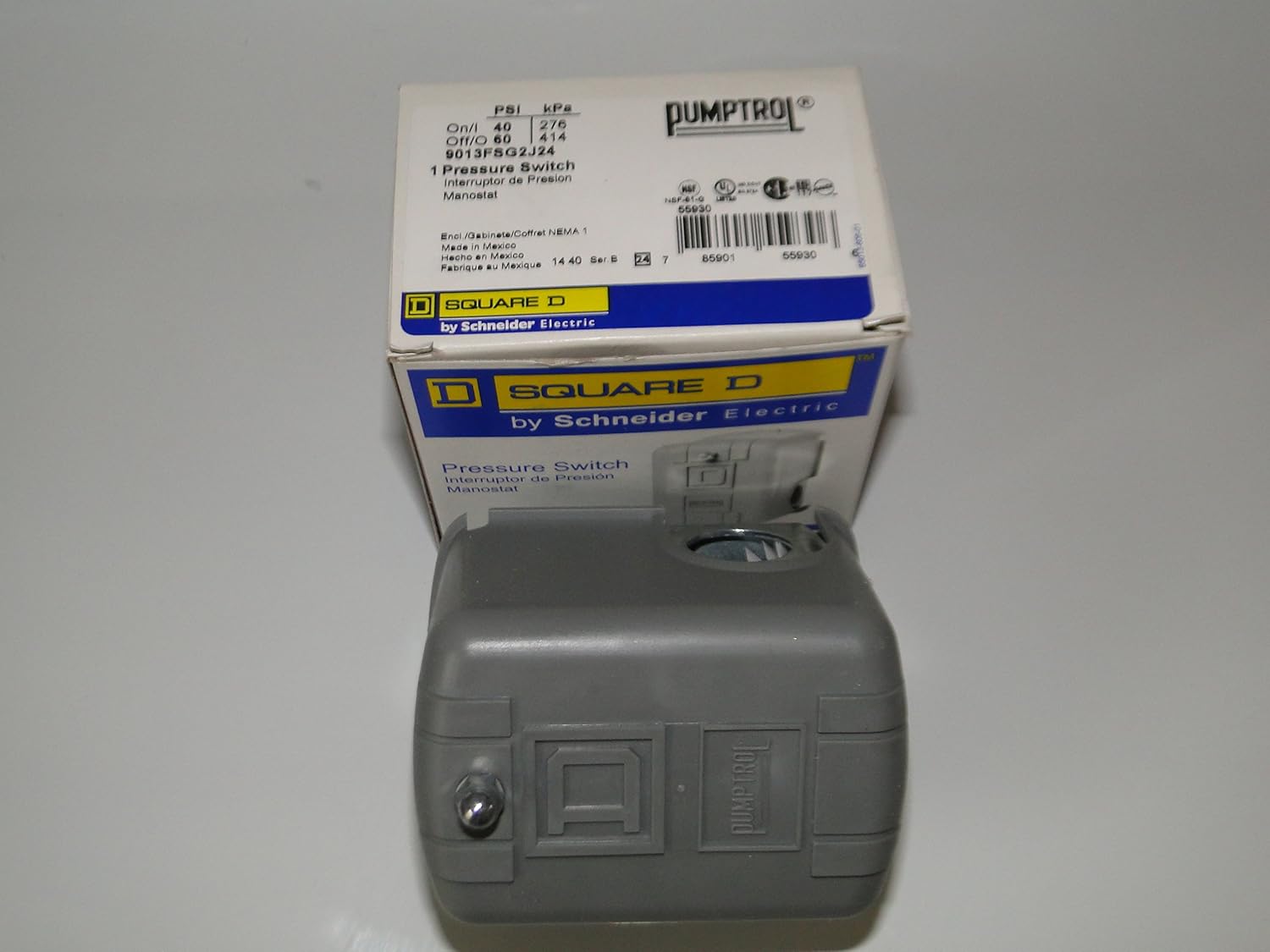 SQUARE D 4060 (x2) FSG2 (9013FSG2J24) Water Well Submersible Pump