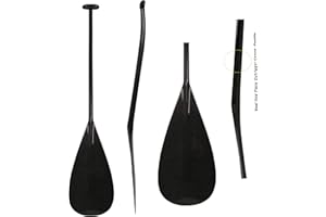 CISIBOOK Bend Shaft Carbon Fiber Outrigger Canoe Paddle